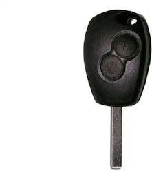 Carcasă cheie auto cu lamă cu 2 butoane pentru Renault Carcasă cheie auto cu lamă cu 2 butoane pentru Renault