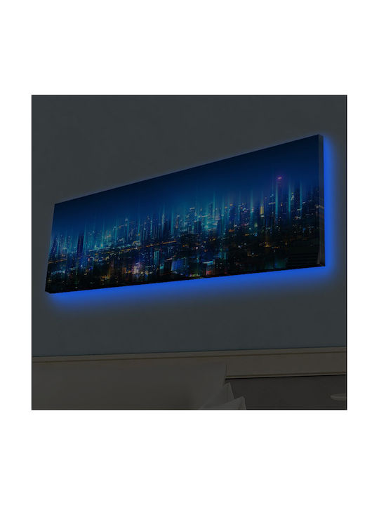 Painting on Canvas with LED Lighting 90x90cm