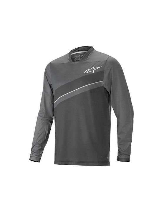 Alpinestars Bărbați Mânecă lungă Tricou de ciclism Negru