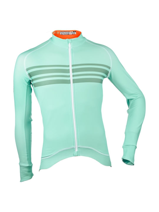 Demaraz Men's Long Sleeves Cycling Jersey Turquoise