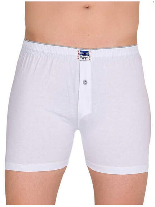 Berrak Herren Boxershorts Weiß 1Packung