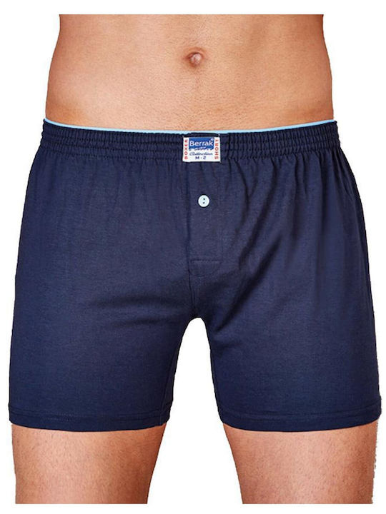 Berrak Herren Boxershorts Blau 1Packung