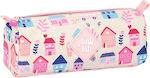 Safta Fabric Pencil Case with 1 Compartment Pink