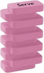 Serve Eraser for Pencil and Pen 1pcs Pink