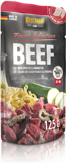 Belcando Finest Selection Wet Food Dogs in Pouches with Beef and Pasta 125gr