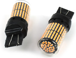 Lamps T20 Canbus LED Yellow 12V 2pcs