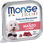 Monge Canned Wet Dog Food with Beef 1 x 100gr A27-