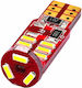 Carsun Λάμπα T10 LED 6500K Ψυχρό Λευκό 12V 1τμχ
