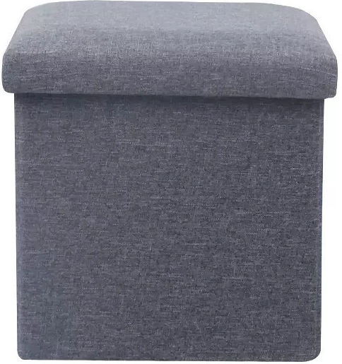 Fußhocker Mit Stauraum Gray 30x30x30cm Fußhocker Mit Stauraum Gray 30x30x30cm