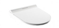 Serel Bakelite Soft Close Toilet Slim Seat White 46cm