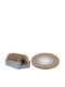 JK Home Decoration Round Glass Decorative Platters Set Gold 15x15cm 12pcs