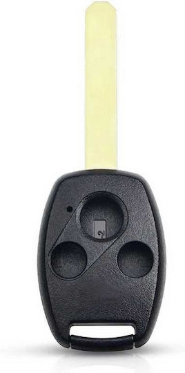 Honda Car Key Shell with Blade with 3 Buttons for Honda