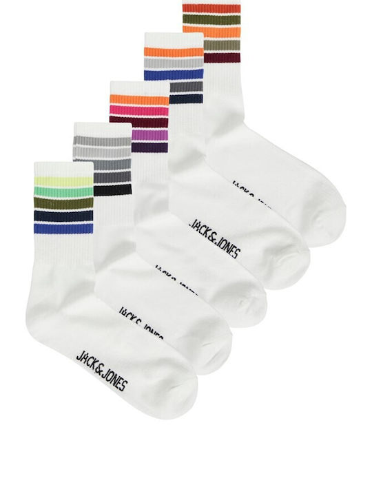 Jack & Jones 5 Pack Knee-High Sport Socks Multicolour