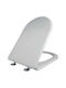 TechnoSet Καπάκι Λεκάνης από Βακελίτη 41.5-45.5x35cm Λευκό