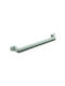 Single Wall-Mounted Bathroom Rail Silver