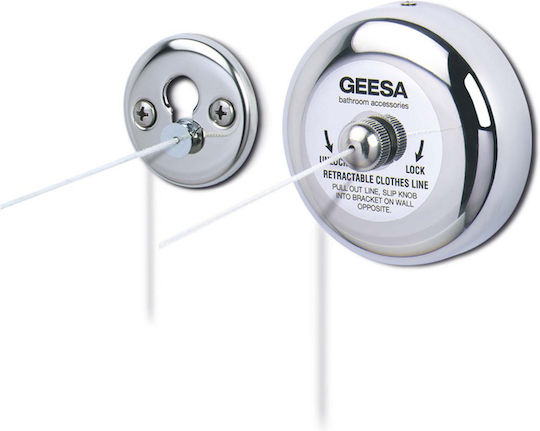 Geesa Standard Hotelia Single Wall-Mounted Bathroom Hook Silver