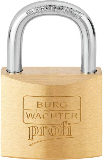 Burg Wachter Ορειχάλκινο Λουκέτο Πέταλο με Κλειδί 40mm