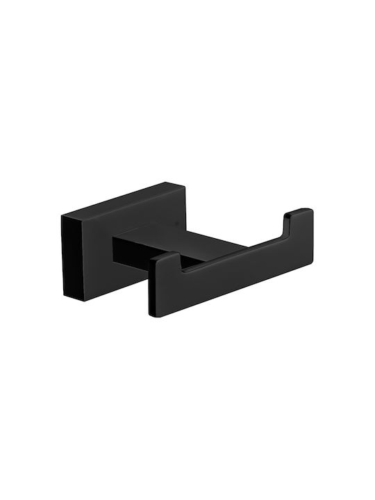 Bronze Art Bathroom Hook Double with Screws 13x...