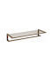 Bronze Art Wall-Mounted Bathroom Shelf Unit with 5 Positions ​60x21cm Bronze
