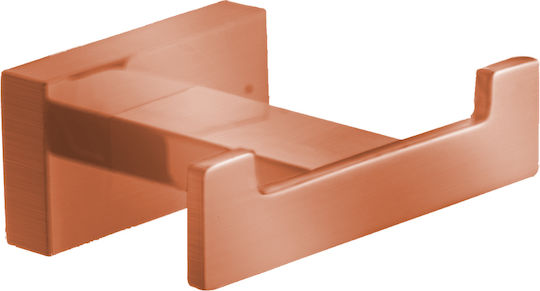 Bronze Art Double Wall-Mounted Bathroom Hook ​85x15cm Copper