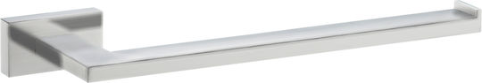 Bronze Art Bathroom Hook Single with Screws 27x3cm Inox Silver