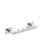 Bronze Art Bathroom Hook 4 Prongs with Screws 5x7cm Silver