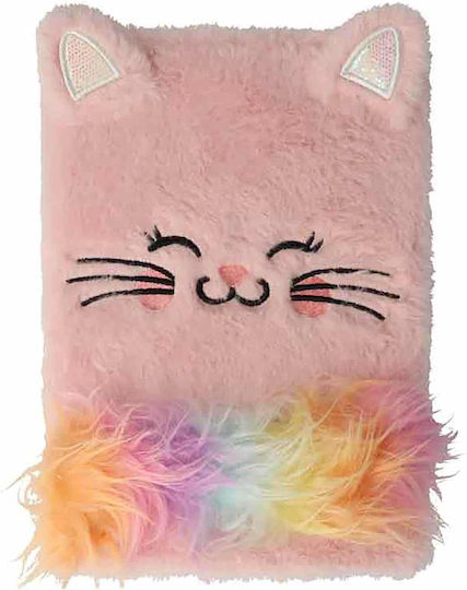 Gama Brands Cuties Cat Notizbuch A5 Rosa