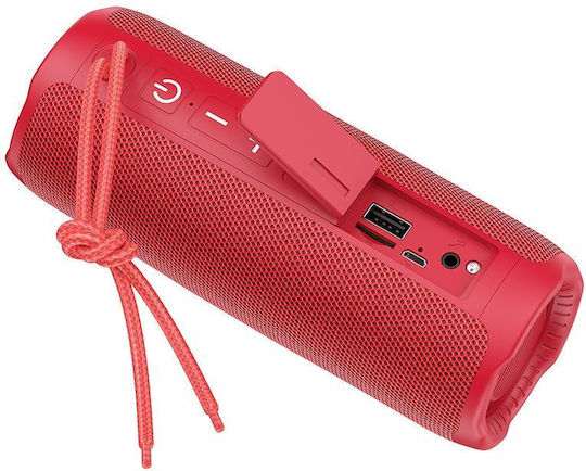 Hoco Ηχείο Bluetooth 10W με Ραδιόφωνο και Διάρκεια Μπαταρίας έως 3 ώρες Κόκκινο HC16