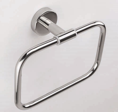 Inda Styl Link de Baie Simplu cu șuruburi Inox Argintiu