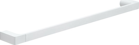 Gedy Single Wall-Mounted Bathroom Rail ​60x60cm White