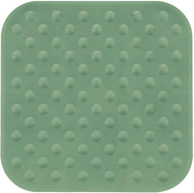 Kleine Wolke Formosa Bathtub Mat with Suction Cups Green 53x53cm