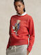 Ralph Lauren Women's Fleece Sweatshirt Red