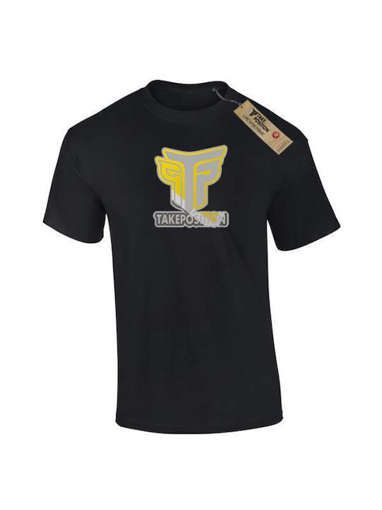 Takeposition logo Tricou Negru