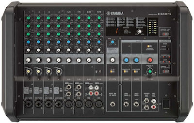 Yamaha EMX5 Selbstverstärkend Analoge Konsole 12 Kanäle / 8 XLR-Eingänge