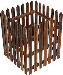 Keskor Holz Gartenhecke 49cm x 1.6m 4 Stück