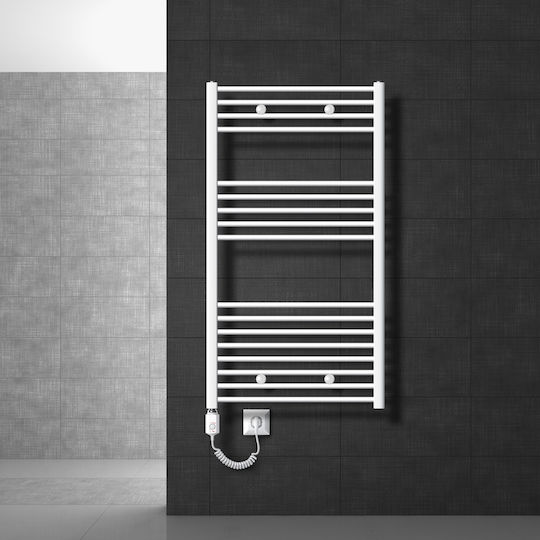 ECD Germany Sahara Electric Towel Rail 900W 120x75cm White