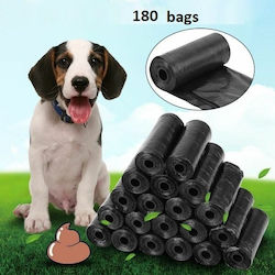 Dog Waste Bags Black 180pcs