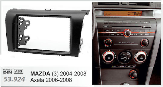 Installation Kit 2 Din for Mazda 3 Mercedes-Benz R Scania R 2004 2008