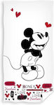 Carbotex Kids Beach Towel White Mickey 140x70cm