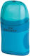 Serve Plastic Double Sharpener Light Blue with Eraser 1pcs