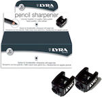 Lyra Metallic Pencil Sharpener Black