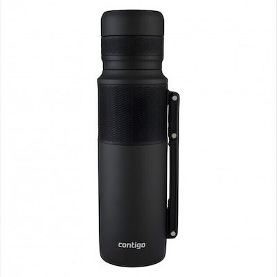 Contigo Thermal Bottle Bottle Thermos Stainless Steel BPA Free Black 1.2lt with Cap-Cup