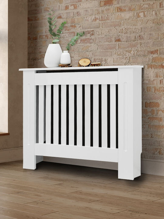 ECD Germany Country Style Radiator Cover White 78x19x82cm