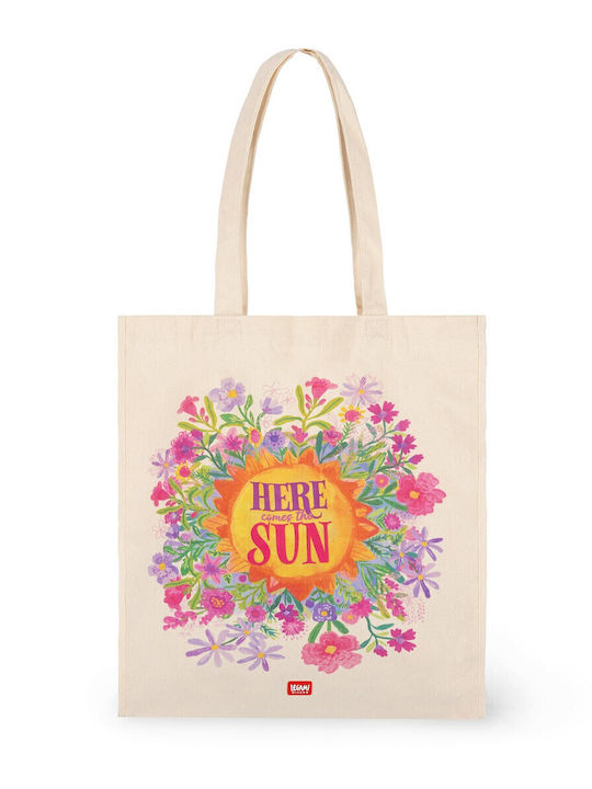 Legami Milano Cotton Shopping Bag in Beige color