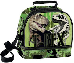 Graffiti Food Case Green Dinosaurs L20 x W16 x H22cm