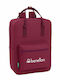 Safta Rucksack Burgundisch