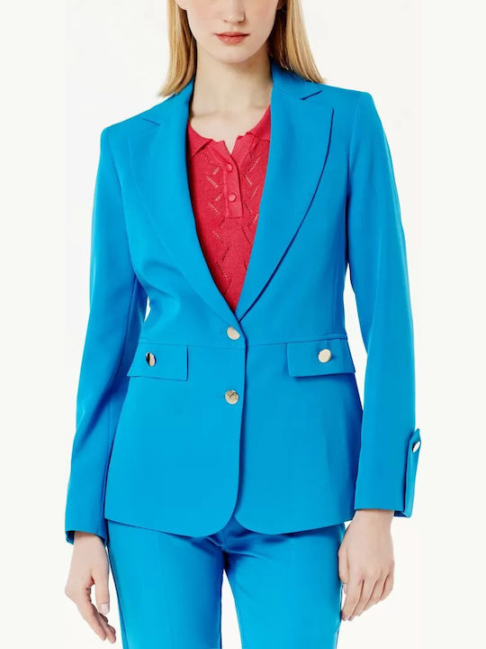 Forel Blazer pentru femei Crep Sacou Negru