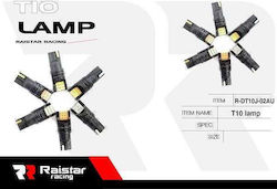 Raistar Lamps T10 LED Red 2pcs