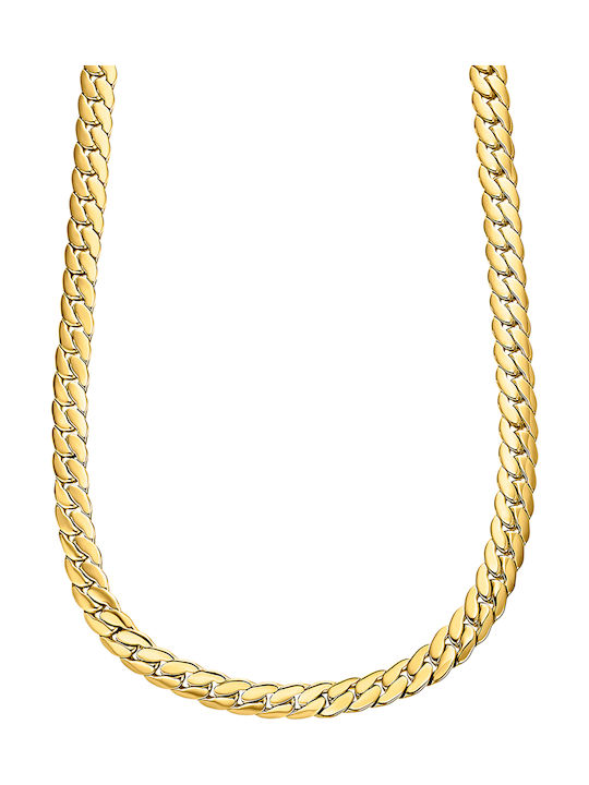 Lotus Watches Chain Neck Gold-plated Wide Thick...