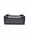 Ankor Storage Basket Plastic Black 4.5lt 1pcs